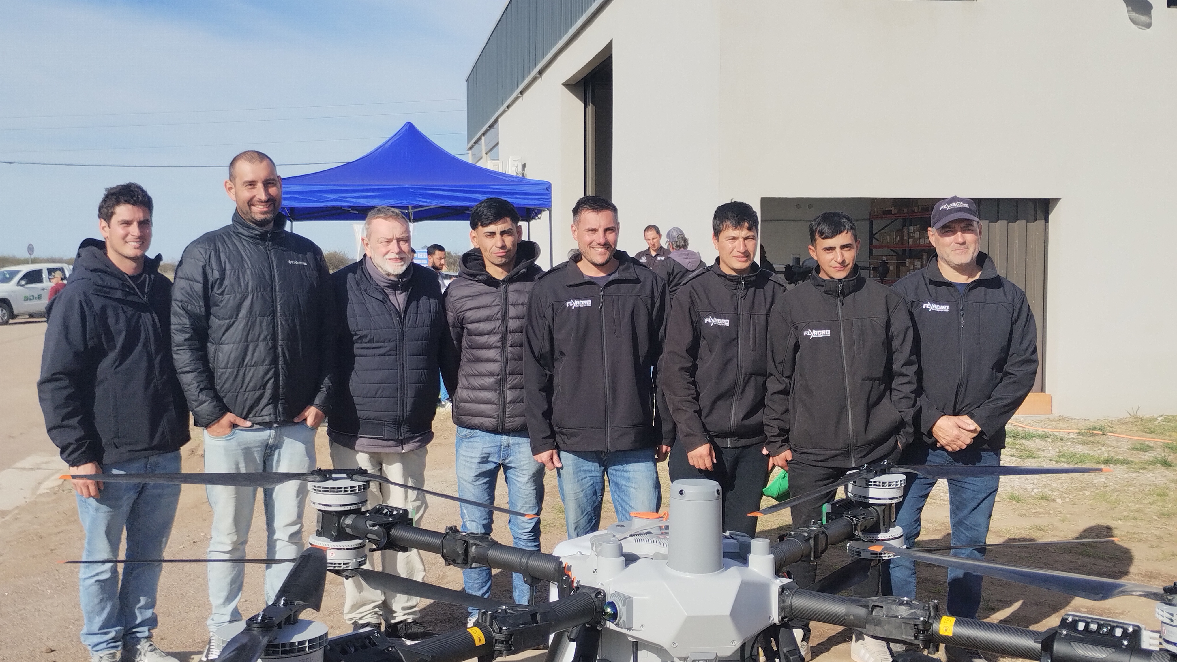 Flyagro team in a group
